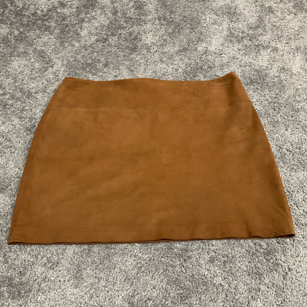 Suede Mini Skirt